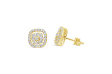 Load image into Gallery viewer, "Dress Up" Earring Gold Pavé-Pavé