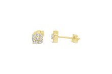 Load image into Gallery viewer, "Dress Up" Earring Gold Pavé-Pavé