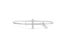 Load image into Gallery viewer, Pavé Icon Bracelet Cross