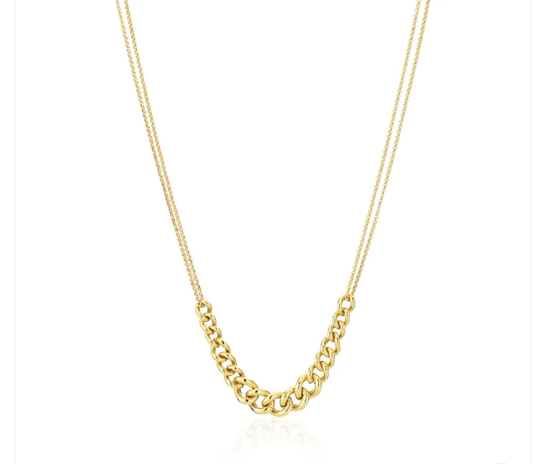 18k Gold Plated Sterling Silver Necklace