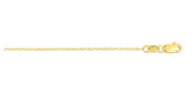 Load image into Gallery viewer, 14K Yellow Gold 0.87mm Diamond Cut Cable Chain 18”
