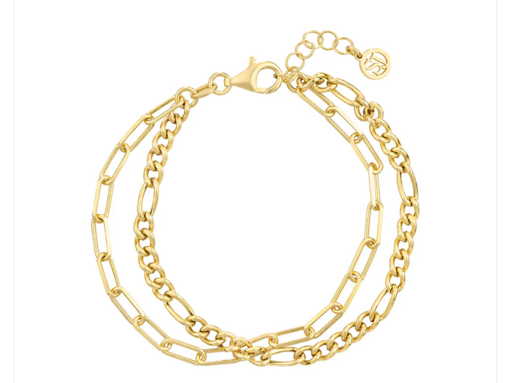 18k Gold Plated Sterling Silver Bracelet