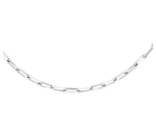 Load image into Gallery viewer, Sterling Silver 1.8mm Paperclip Chain 18”
