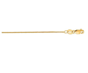 14k Yellow Gold .68mm Box Chain 18”