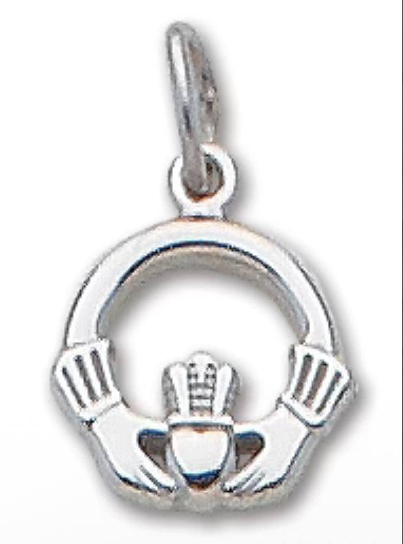 Sterling Silver Claddaugh Charm