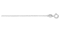 Load image into Gallery viewer, 14K White Gold 1.1mm Diamond Cut Cable Chain 24”
