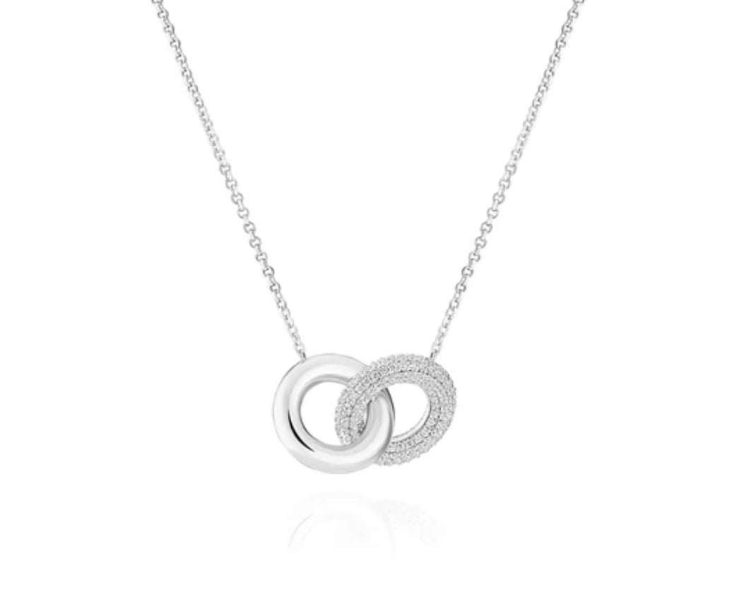 Sterling Silver CZ Necklace