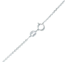 Load image into Gallery viewer, 14K White Gold 1.1mm Diamond Cut Cable Chain 18”
