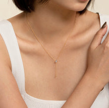 Load image into Gallery viewer, 14k Yellow Gold Diamond Necklace
