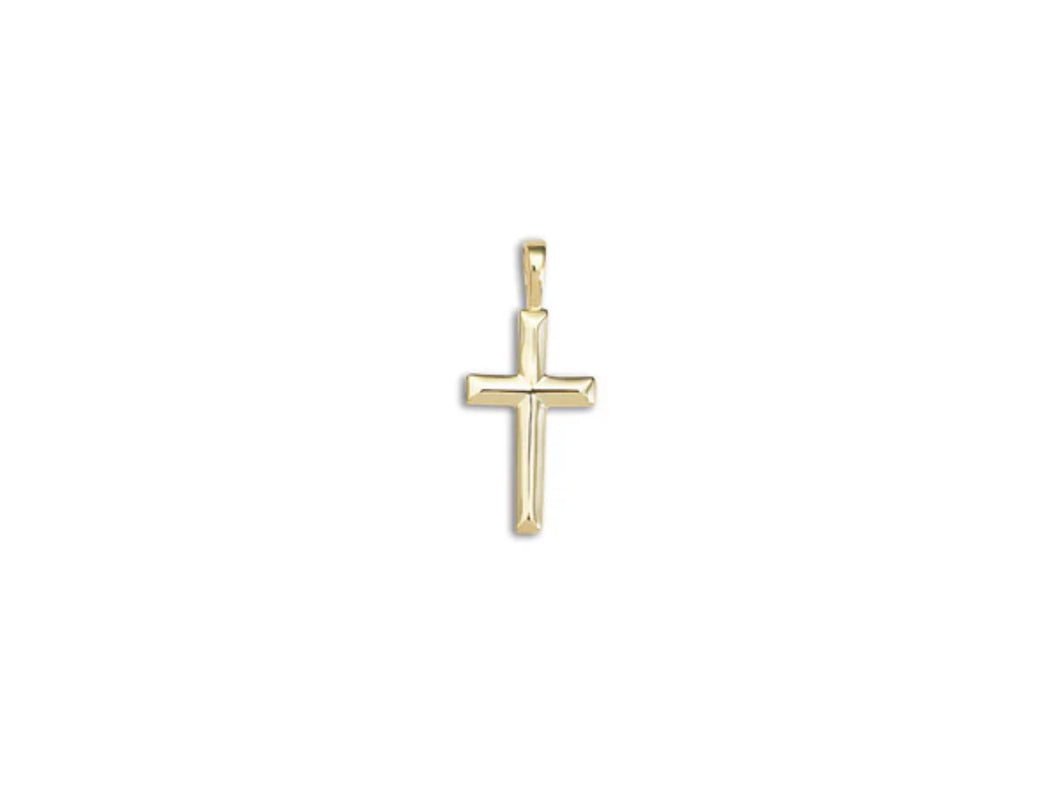 14k Yellow Gold Cross Pendant