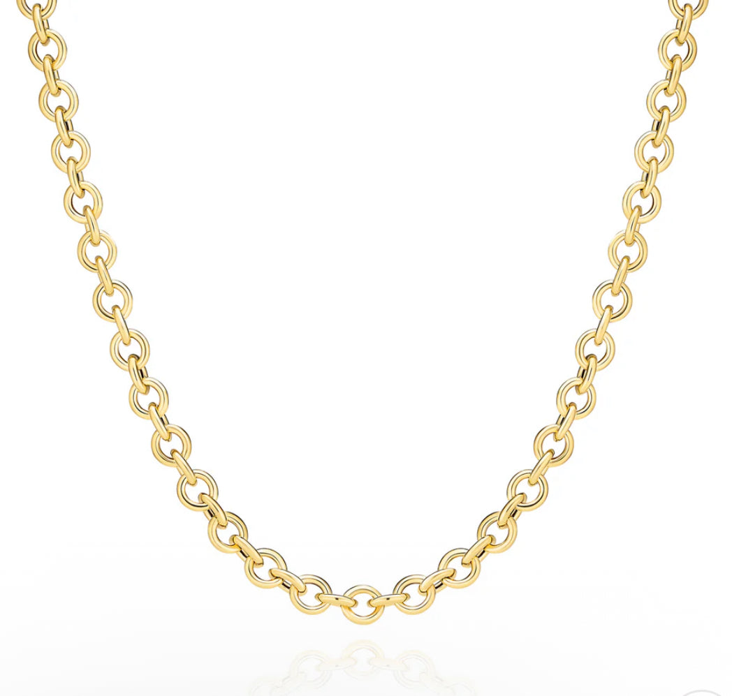 18k Gold Plated Sterling Silver Necklace