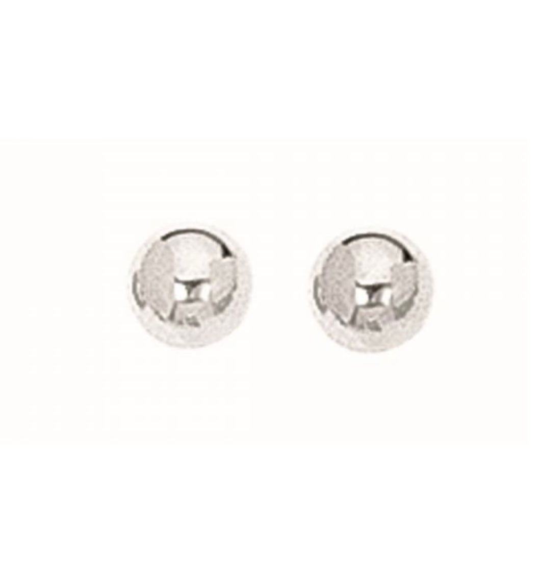 Sterling Silver 5MM Ball Stud Earring