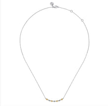 Load image into Gallery viewer, Sterling Silver and 14k Yellow Gold Necklace
