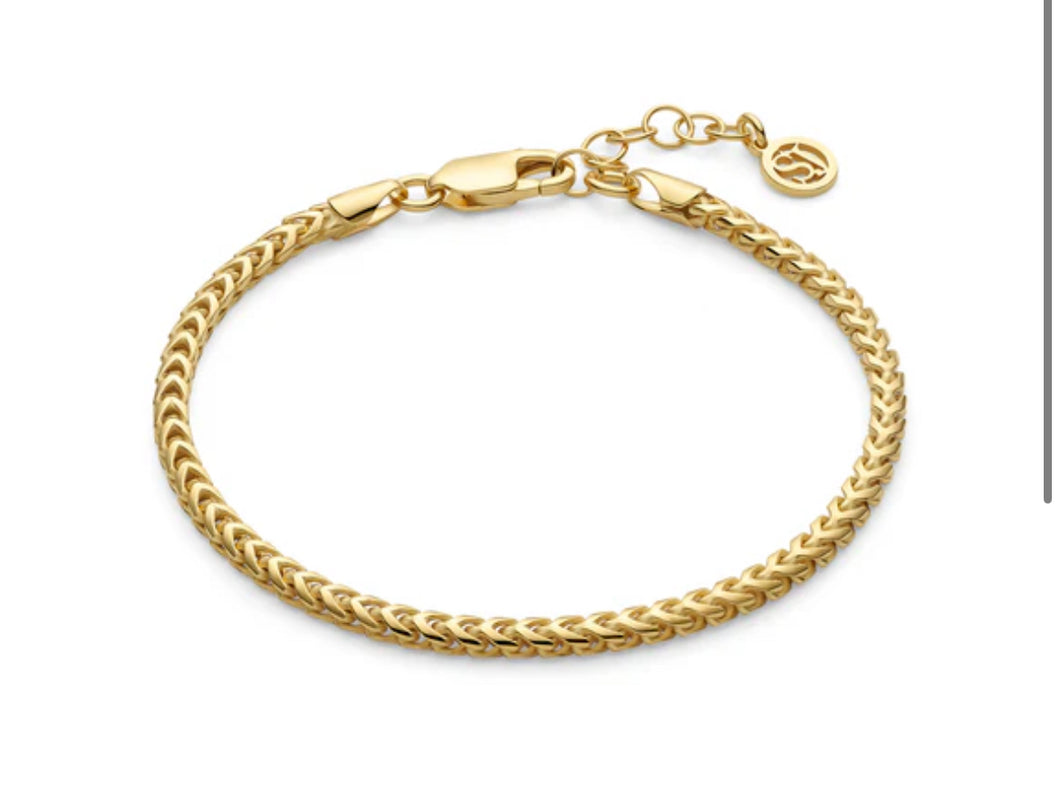 18k Gold Plated Sterling Silver Bracelet