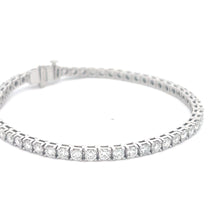 Load image into Gallery viewer, 14k White Gold Lab Grown Diamond Tennis Bracelet
