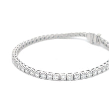 Load image into Gallery viewer, 14k White Gold Lab Grown Diamond Tennis Bracelet

