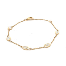 Load image into Gallery viewer, 14k Yellow Gold Lab Grown Diamond Bracelet
