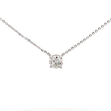 Load image into Gallery viewer, 14k White Gold Lab Grown Diamond Necklace
