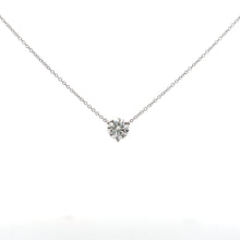Load image into Gallery viewer, 14k White Gold Lab Grown Diamond Necklace
