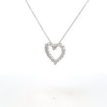 Load image into Gallery viewer, 14k White Gold Lab Grown Diamond Necklace

