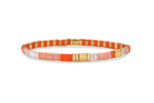 Load image into Gallery viewer, Confident - Morse Code Tila Beaded Bracelet
