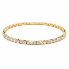 Load image into Gallery viewer, 14k Yellow Gold Diamond Bracelet
