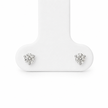 Load image into Gallery viewer, 14k White Gold Diamond Studs
