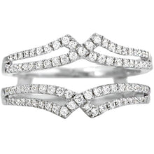 Load image into Gallery viewer, 14k White Gold Diamond Ring Wrap
