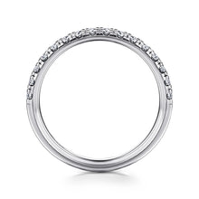 Load image into Gallery viewer, 14k White Gold Diamond Band
