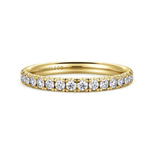 Load image into Gallery viewer, 14k Yellow Gold Diamond Band

