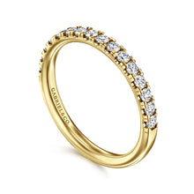 Load image into Gallery viewer, 14k Yellow Gold Diamond Band
