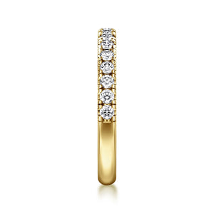 14k Yellow Gold Diamond Band