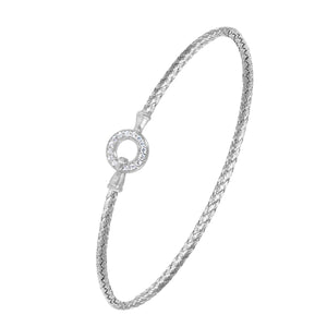 Sterling Silver CZ Bracelet