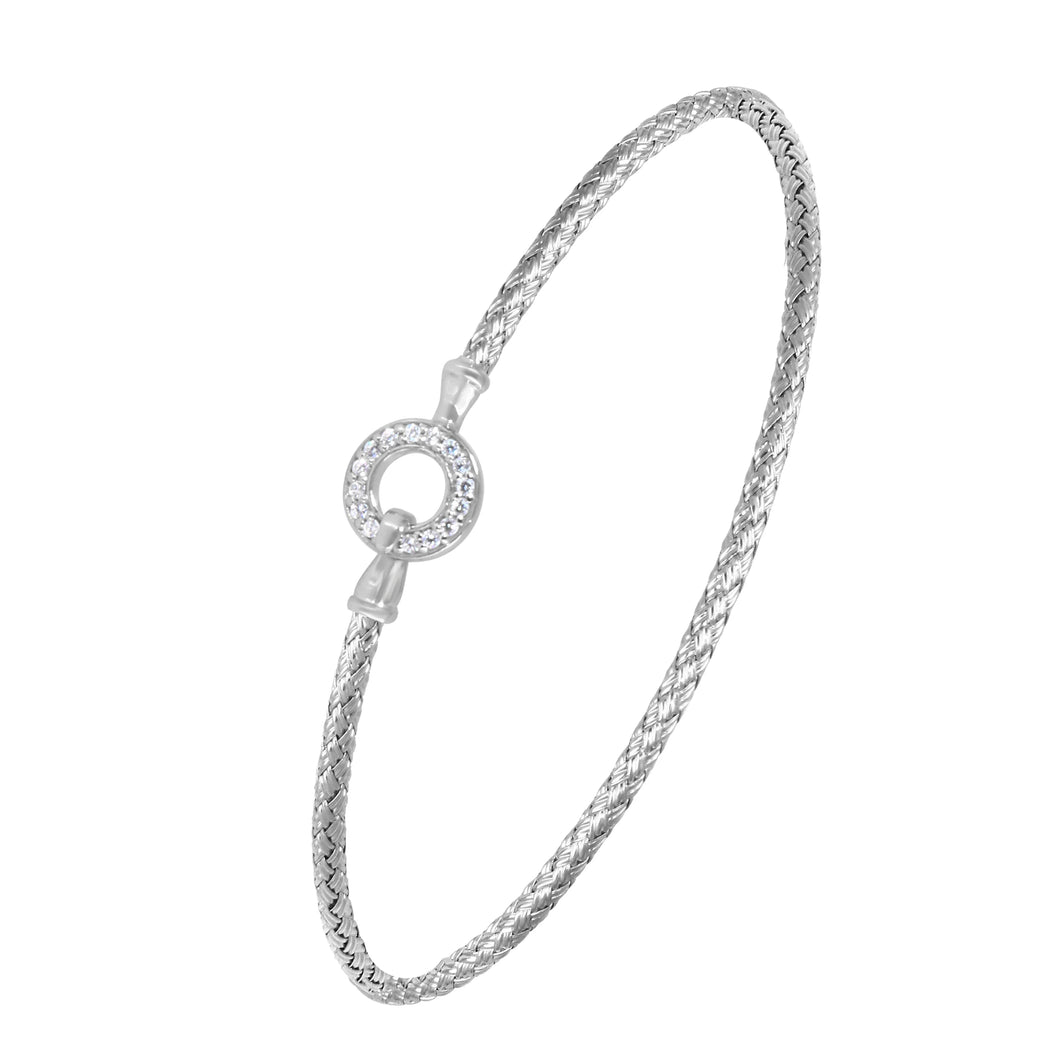 Sterling Silver CZ Bracelet