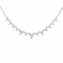 Load image into Gallery viewer, 14k White Gold Diamond Necklace
