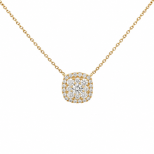 Load image into Gallery viewer, 14k Yellow Gold Diamond Necklace
