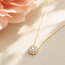 Load image into Gallery viewer, 14k Yellow Gold Diamond Necklace
