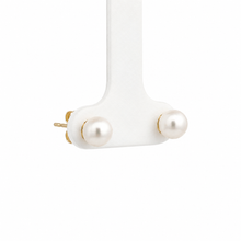 Load image into Gallery viewer, 14k Yellow Gold Akoya Pearl Studs
