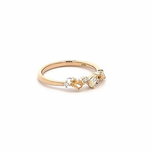 14k Yellow Gold Fancy Diamond Ring