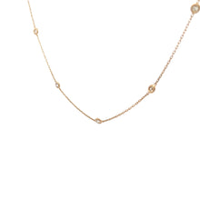 Load image into Gallery viewer, 14k Yellow Gold Diamond Necklace
