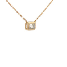 Load image into Gallery viewer, 14k Yellow Gold Diamond Necklace
