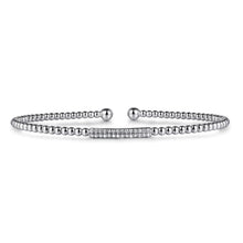 Load image into Gallery viewer, 14k White Gold Diamond Cuff Bracelet
