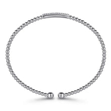Load image into Gallery viewer, 14k White Gold Diamond Cuff Bracelet
