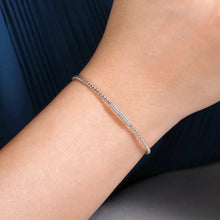 Load image into Gallery viewer, 14k White Gold Diamond Cuff Bracelet
