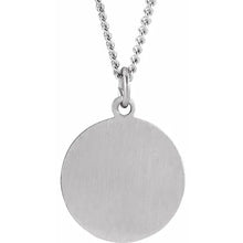 Load image into Gallery viewer, Sterling Silver Confirmation Medal Necklace
