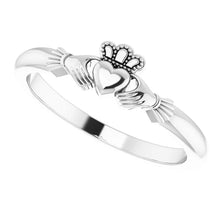 Load image into Gallery viewer, Sterling Silver Claddagh Ring
