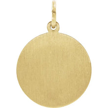 Load image into Gallery viewer, 14k Yellow Gold St. John the Evangelist Medal Pendant
