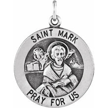 Load image into Gallery viewer, Sterling Silver St. Mark Medal Pendant
