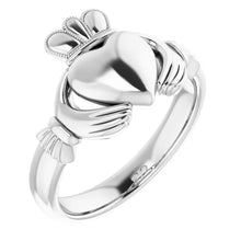 Load image into Gallery viewer, Sterling Silver Claddagh Ring
