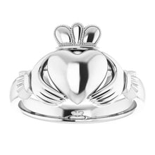 Load image into Gallery viewer, Sterling Silver Claddagh Ring
